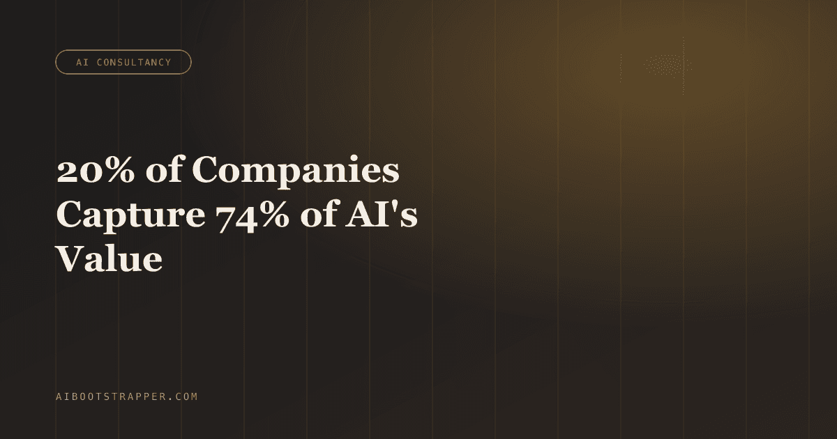 PwC Says 20% of Companies Capture 74% of AI's Value. Here's the Governance Gap That Explains It.