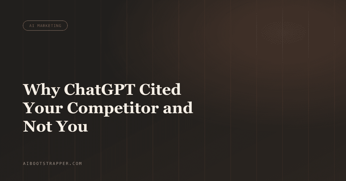 Why ChatGPT Cited Your Competitor and Not You: How Each AI Search Engine Actually Sources Citations