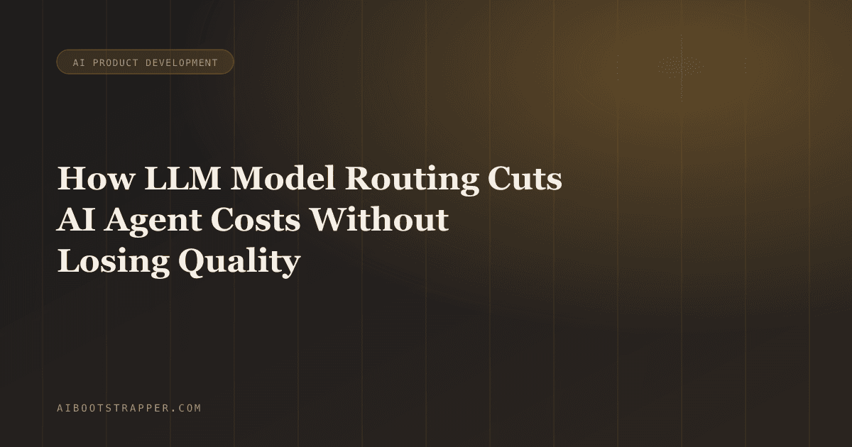 How LLM Model Routing Actually Works: Reaching GPT-4-Level Quality on a Fraction of Its Bill