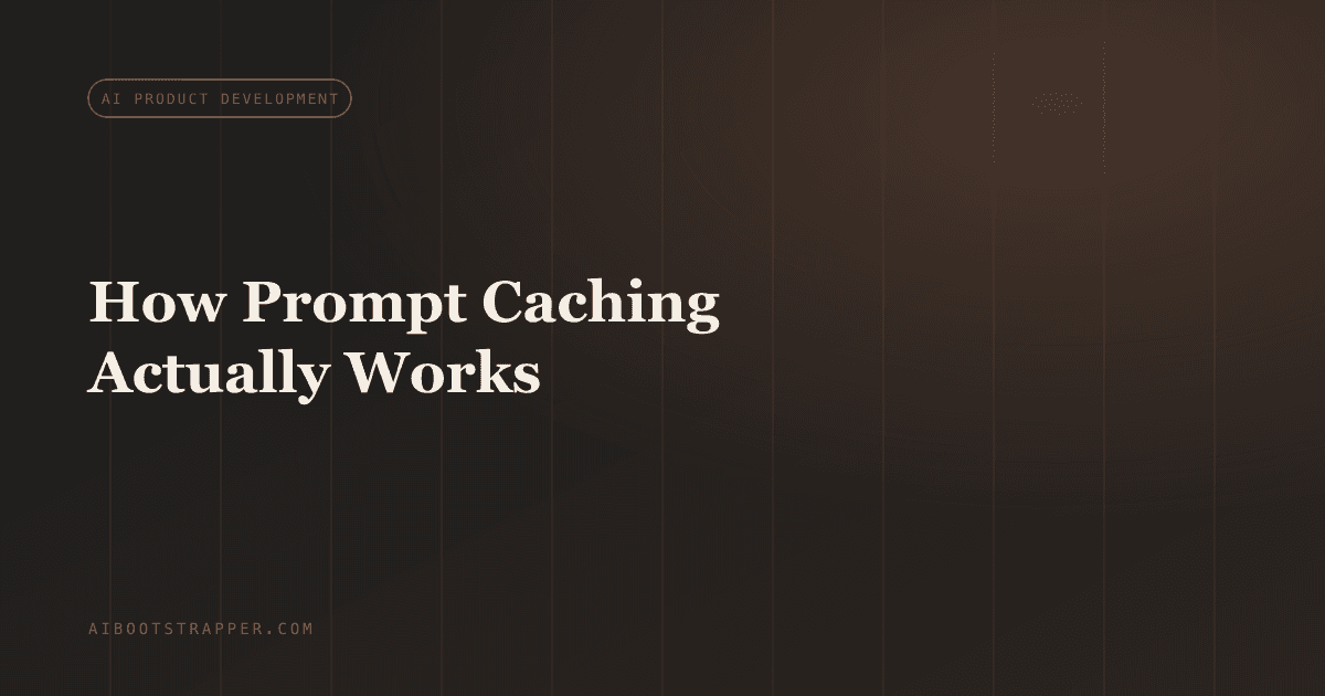 How Prompt Caching Actually Works: The Token-Level Trick Behind 90% Cheaper LLM Calls