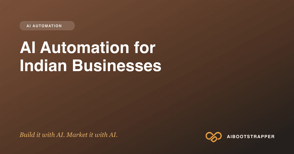AI Automation for Indian Businesses in 2026: Services, Use Cases and Pricing