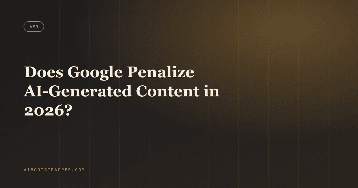 Does Google Penalize AI-Generated Content in 2026? What 100,000 SERPs Actually Show